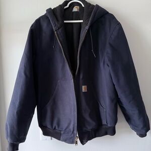 Carhartt Men's Navy Hooded Jacket